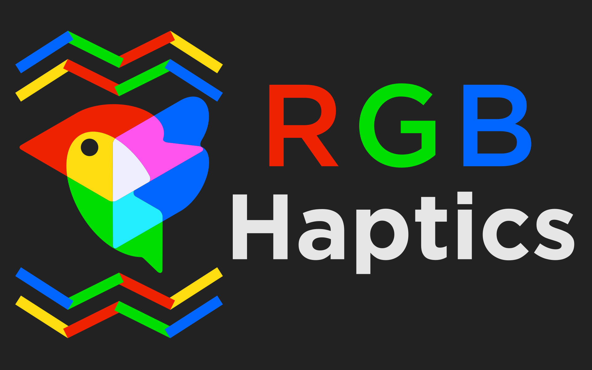 The current logo for RGB Haptics!